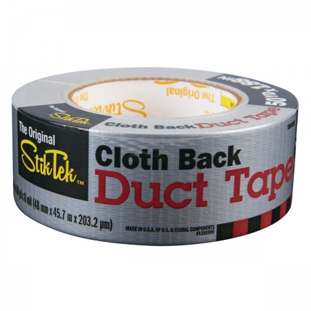 50 Yds. x 1.88 in. Cloth Back Silver Duct Tape