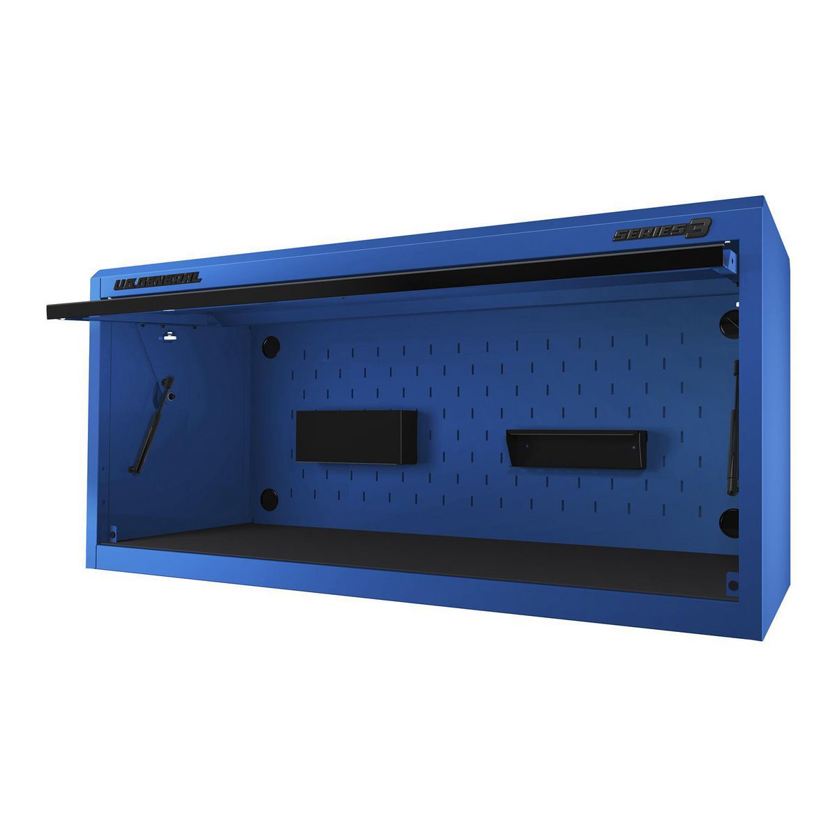 56 in. x 22 in. Work Center Hutch, Series 3, Blue