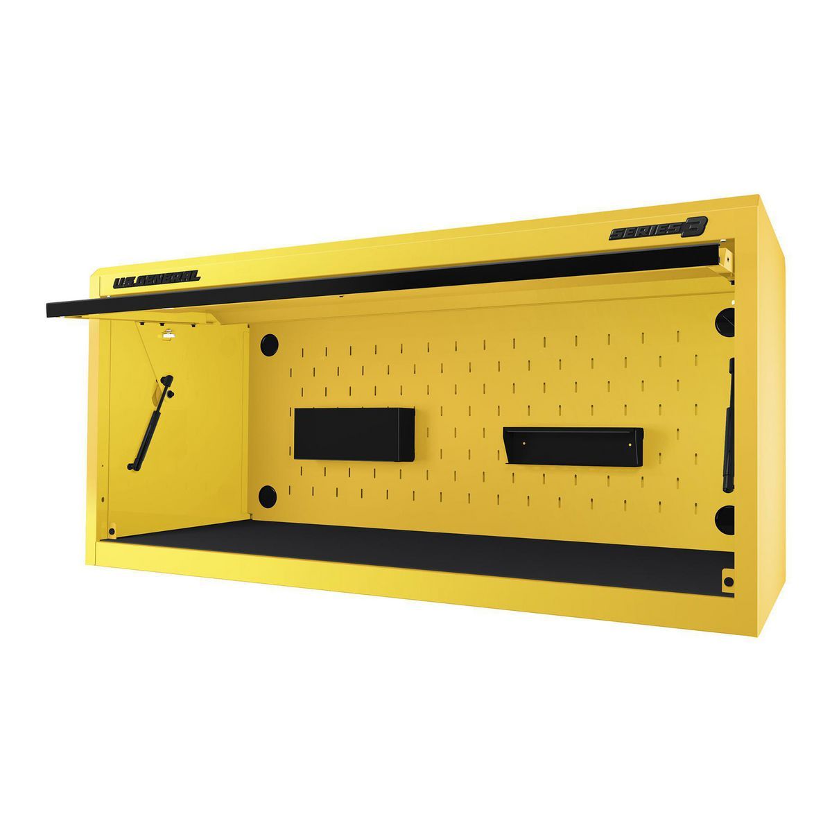 56 in. x 22 in. Work Center Hutch, Series 3, Yellow