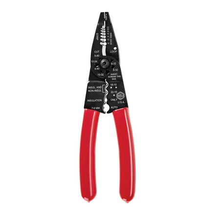 8 in. Long Nose All-Purpose Wire Stripper and Crimper