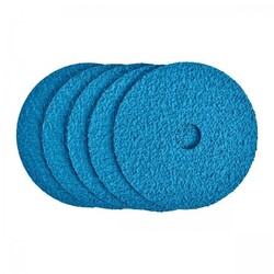 5 in. Ceramic Fiber Discs, 24 Grit, 5 Pc.