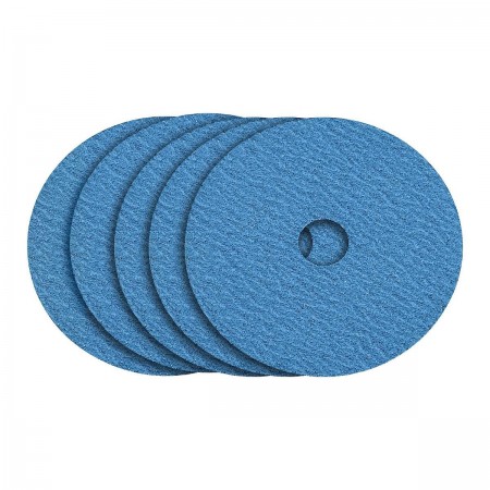 5 in. x 7/8 in. 60 Grit Fiber Discs, 5 Pc.