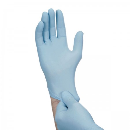 5 mil Nitrile Powder-Free Gloves, 100 Pc., XX-Large, Light Blue