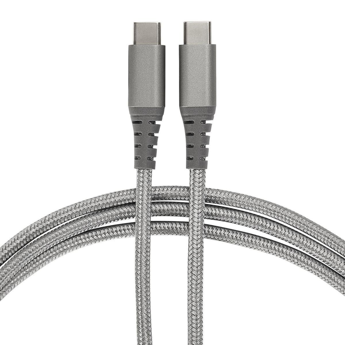 6 ft. USB-C to USB-C Quick-Charging Braided Cable