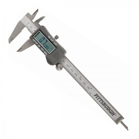 6 in. Digital Caliper with SAE and Metric Fractional Readings