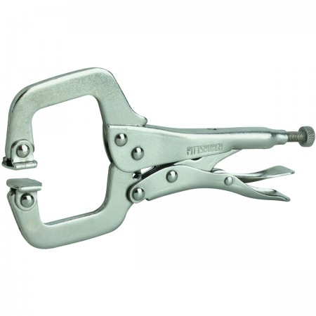 6 in. Swivel Pad C-Clamp Locking Pliers