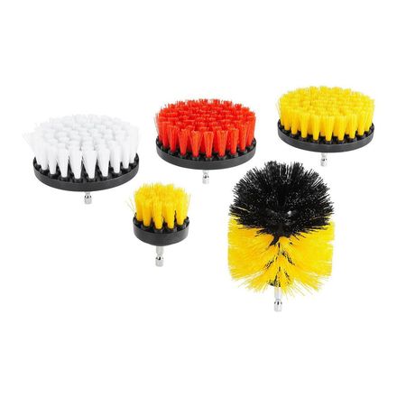 Power Drill Brush Detailing Kit, 5-Piece