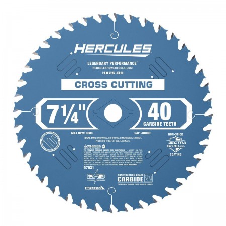 7-1/4 in.  40T Cross Cutting Blade