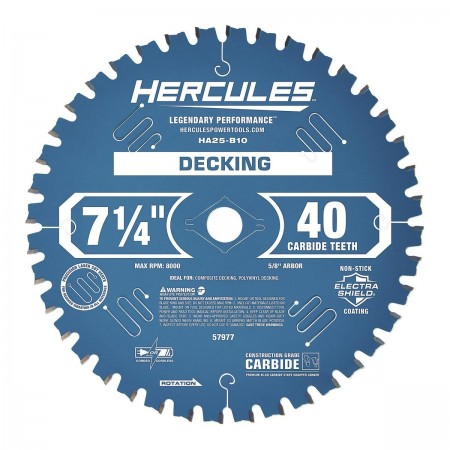 7-1/4 in. 40T Decking Circular Saw Blade