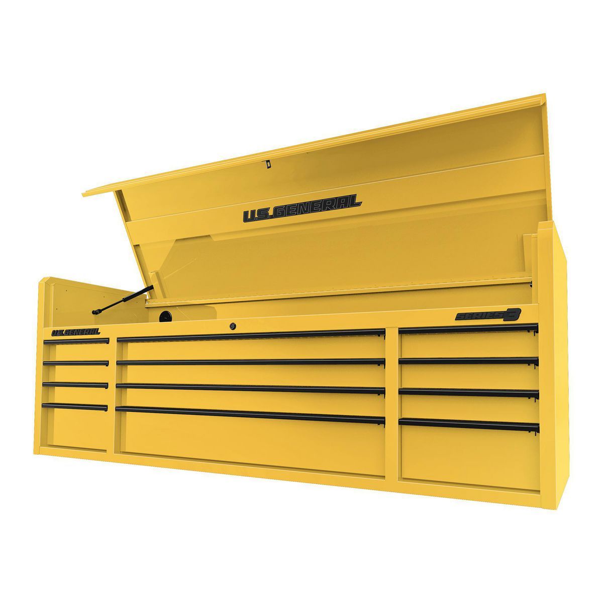 72 in. x 22 in. Triple Bank Top Chest, Series 3, Yellow