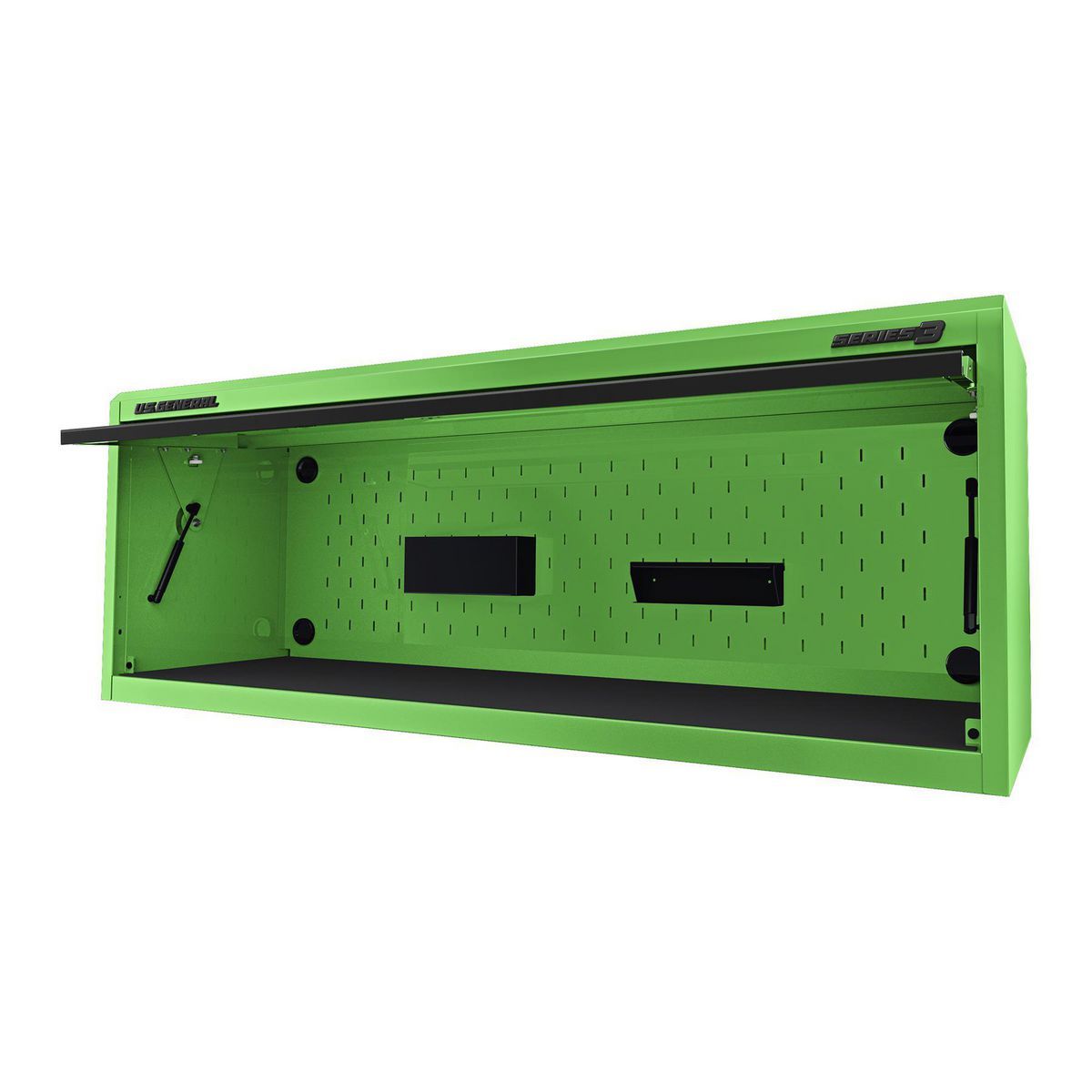 72 in. x 22 in. Work Center Hutch, Series 3, Green