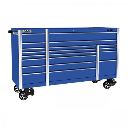73 in.  x 25 in. Professional Roll Cab, Blue