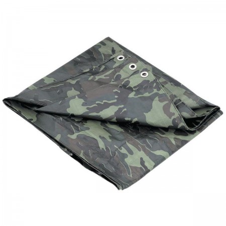 7 ft. 4 in. x 9 ft. 6 in. Camouflage All Purpose/Weather Resistant Tarp