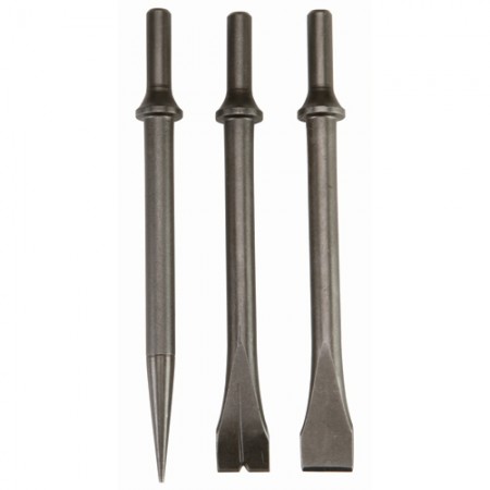 7 in. Long Air Chisel Set, 3 Pc.