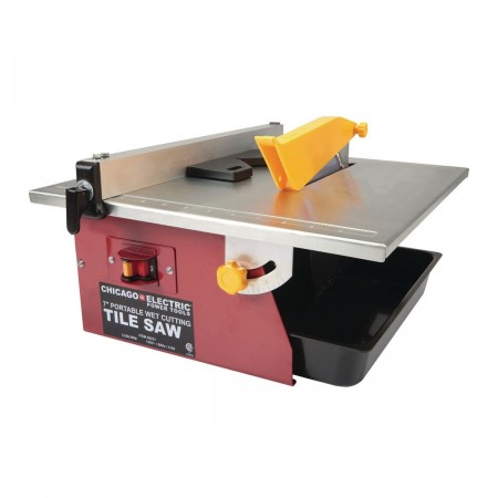 7 in. Portable Wet Cut Tile Saw