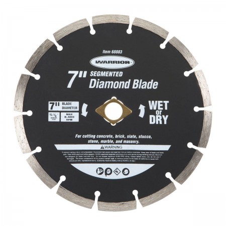 7 in. Segmented Dry Cut Diamond Blade for Masonry