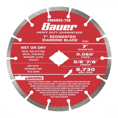 7 in. Segmented Diamond Blade