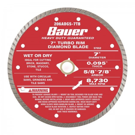 7 in. Turbo Diamond Blade