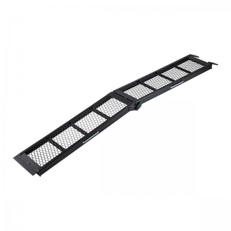 800 lb.  Capacity 11 in.  x 80-1/4 in.  Center-Fold Steel Single Ramp