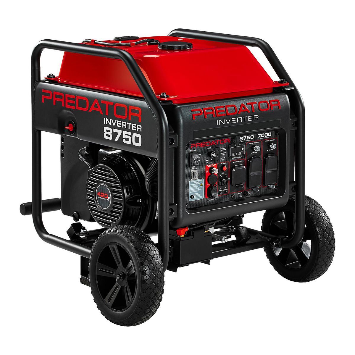 8750 Watt Inverter Generator with CO SECURE Technology