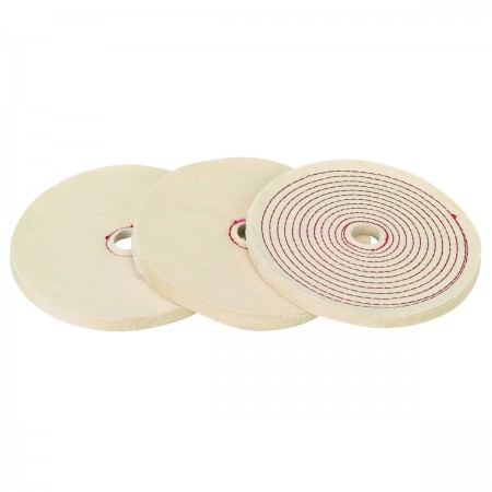 8 in. Buffing Wheel, 3 Pc.