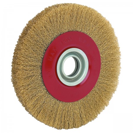 8 in. Crimped Brass Wire Wheel