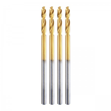 9/64 in. Titanium Drill Bit Set, 4 Pc.