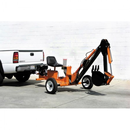 9 HP Towable Backhoe