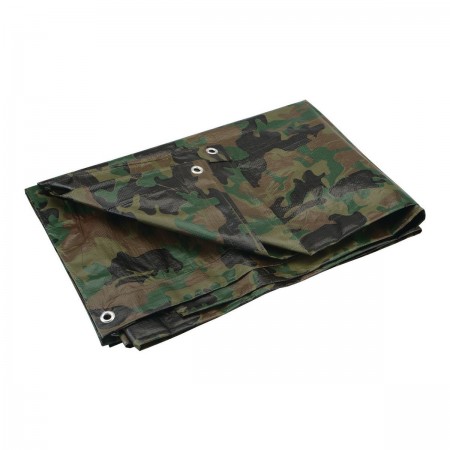 9 ft. 4 in. x 11 ft. 4 in. Camouflage All Purpose/Weather Resistant Tarp