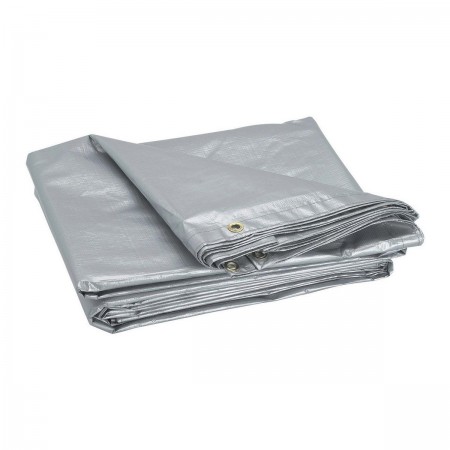 9 ft. 4 in. x 11 ft. 4 in. Silver/Heavy Duty Reflective All Purpose/Weather Resistant Tarp