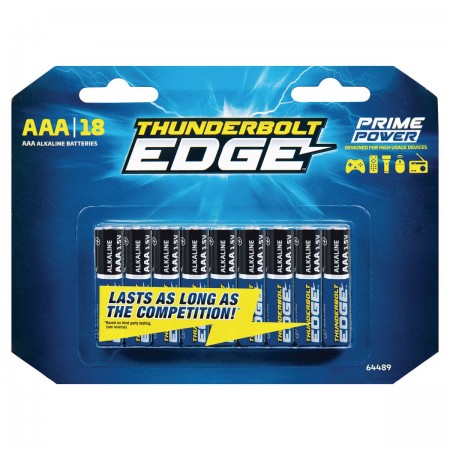 AAA Alkaline Batteries, 18 Pk.