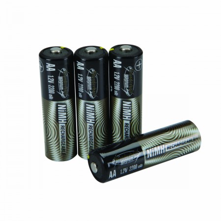 AA High Capacity NiMH Rechargeable Batteries, 4 Pk.