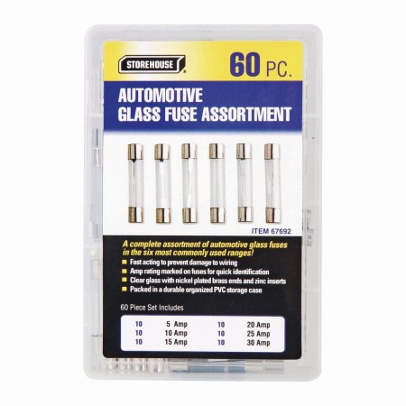 AGC Glass Automotive Fuse Set, 60 Pc.