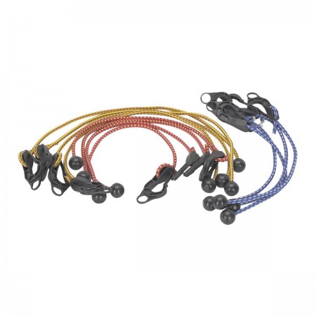 Adjustable Tarpaulin Tie Down Cords, 12 Pc.