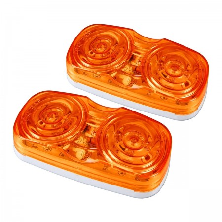 Amber Clearance Marker Lamps, 2 Pc.