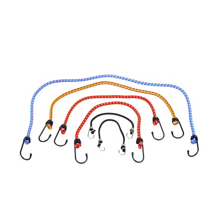 Assorted Length Elastic Stretch Cords, 6 Pc.