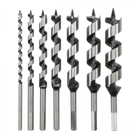 Auger Bit Set, 7 Pc.