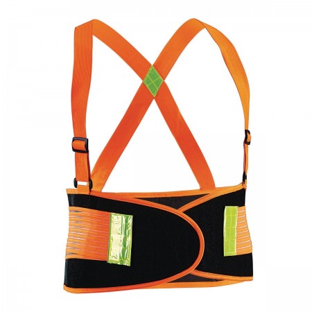 Back Support Belt with Reflector, Large