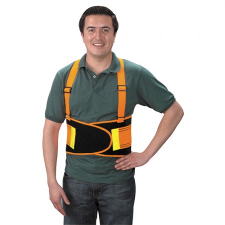 Back Support Belt with Reflector, X-large