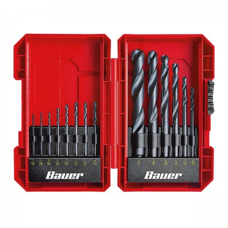 Black Oxide Drill Bit Set, 14 Pc.