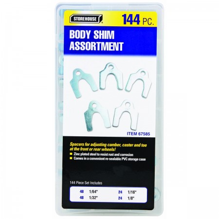 Body Shim Assortment, 144 Pc.