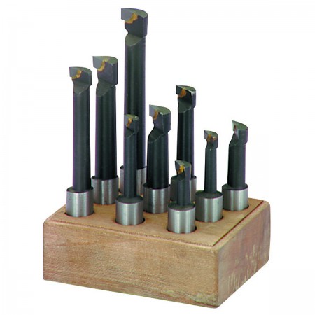 Boring Bar Set with 1/2 in. Shank, 9 Pc.