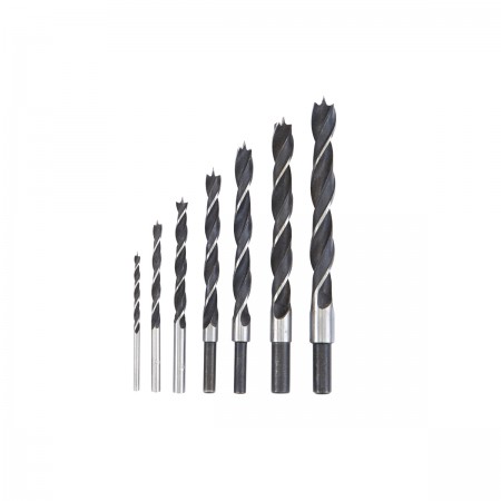 Brad Point Wood Drill Bit Set, 7 Pc.