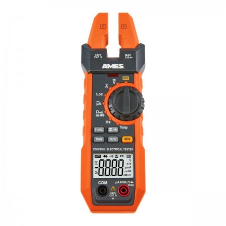 CM200A 200A Fork Style Clamp Meter