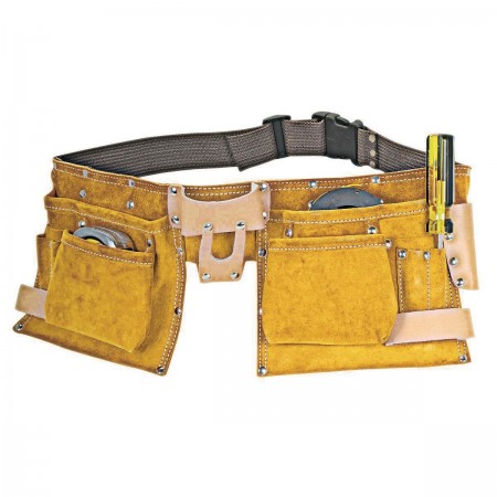 Carpenter's Leather Tool Belt