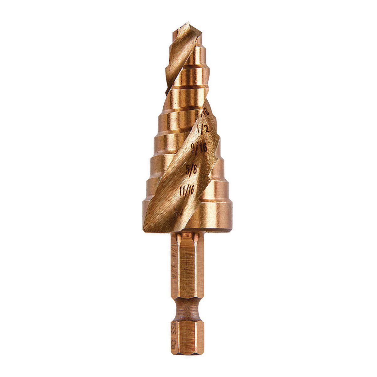 Cobalt Steel Step Drill Bit