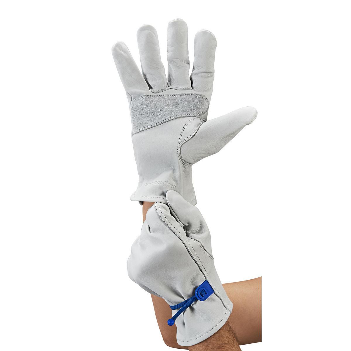 Cowhide Ball and Tape Adjustable Wrist Gloves - Large