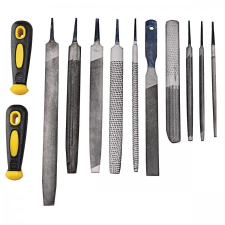 File and Rasp Set, 12 Pc.