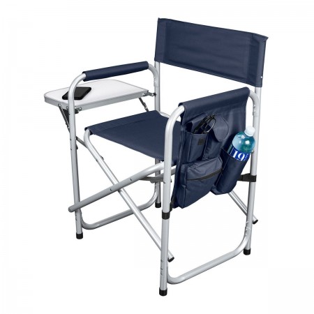 Foldable Aluminum Sports Chair, Blue