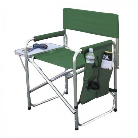 Foldable Aluminum Sports Chair, Green